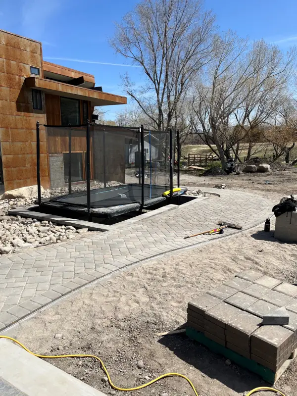 recessed Trampoline